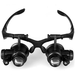 10X 15X 20X 25X flashlight binocular glasses